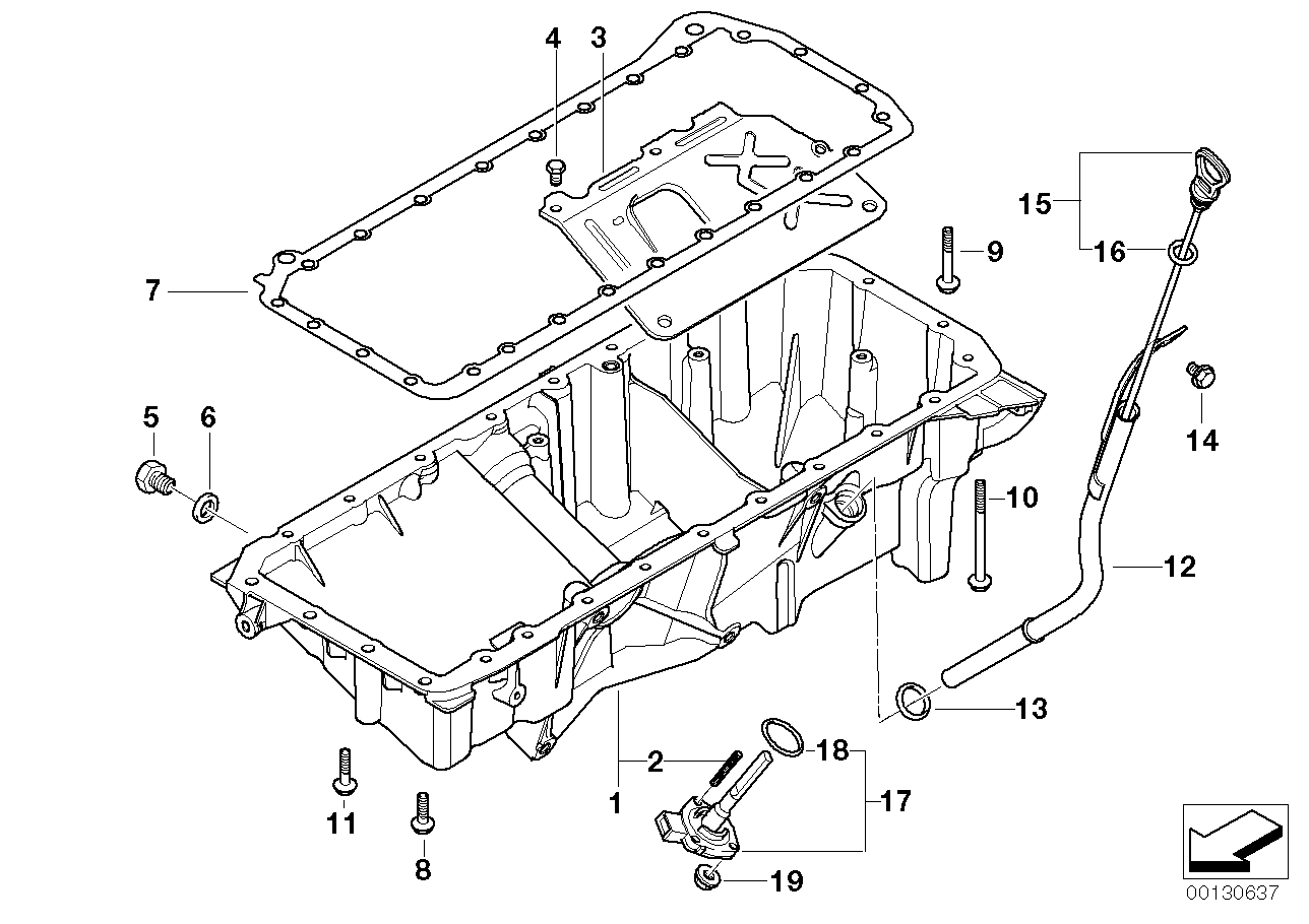 Genuine BMW 11137806220 E83 Oil Pan (Inc. X3 3.0d & X3 3.0sd) | ML Performance UK Car Parts