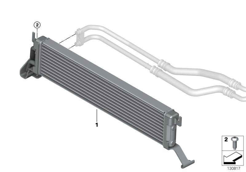 Genuine BMW 17217543348 E53 Engine Oil Cooler (Inc. X5) | ML Performance UK Car Parts