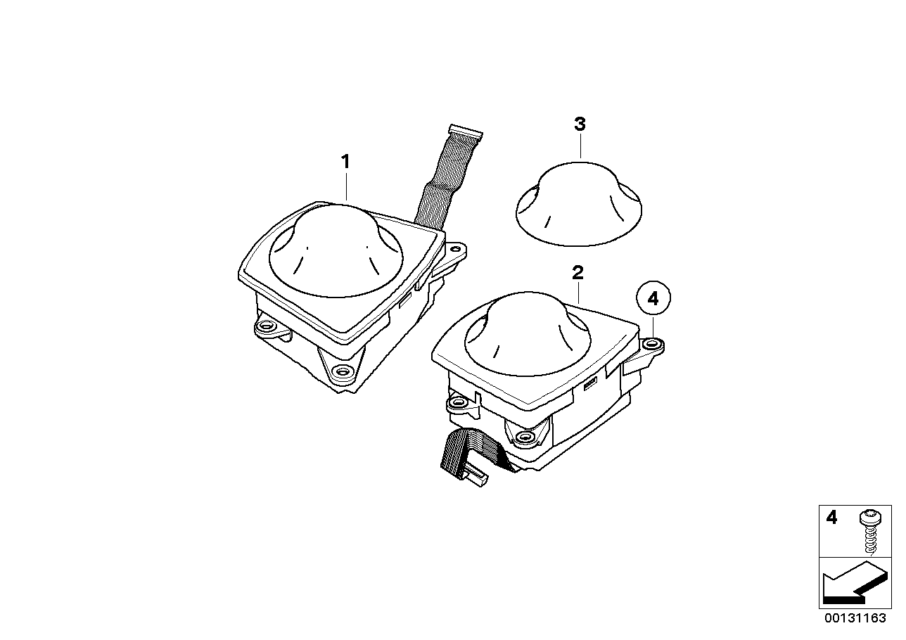 Genuine BMW 61316920755 E65 E66 E67 Button For Controller (Inc. 730d) | ML Performance UK Car Parts