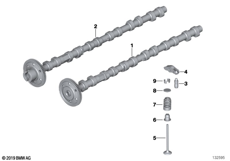 Genuine BMW 11317791579 E64 E60 E70 Inlet Camshaft (Inc. X5 3.5d, X3 3.0sd & X6 30dX) | ML Performance UK Car Parts