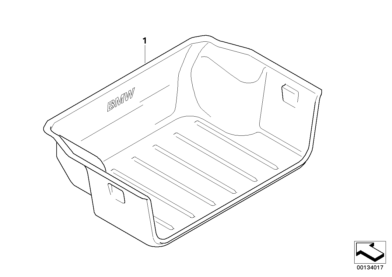 Genuine BMW 51472158365 E84 Luggage Compartment Pan E84 (Inc. X1 28iX, X1 18d & X1 20i) | ML Performance UK Car Parts