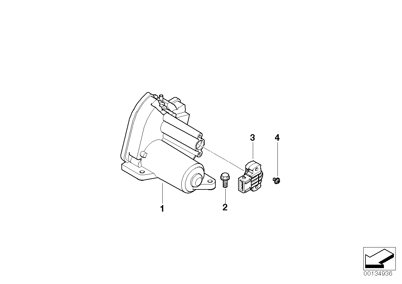 Genuine BMW 13627840537 E86 E46 E85 Throttle Actuator (Inc. M3 CSL, M3 & Z3 M) | ML Performance UK Car Parts