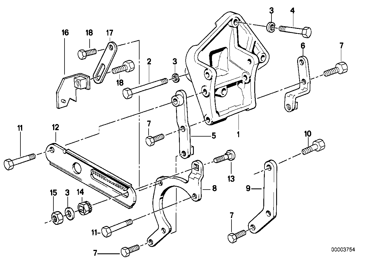 Genuine BMW 32411284735 E30 E28 Supporting Plate (Inc. 528e) | ML Performance UK Car Parts