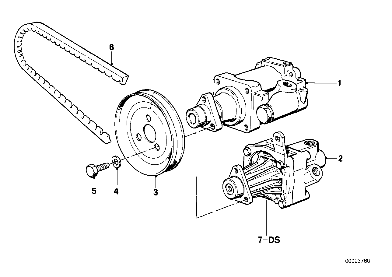 Genuine BMW 32411134091 E24 At-Vane Pump 130BAR (Inc. 635CSi, M635CSi & 628CSi) | ML Performance UK Car Parts