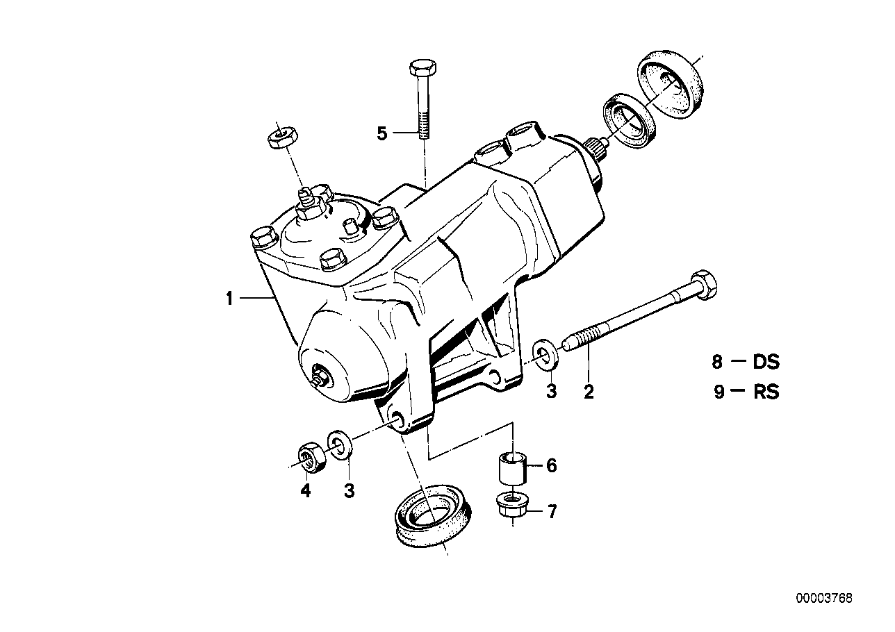 Genuine BMW 32131134714 E32 E31 Gasket Set Hydro Steering (Inc. 735iL, 850Ci & 730iL) | ML Performance UK Car Parts