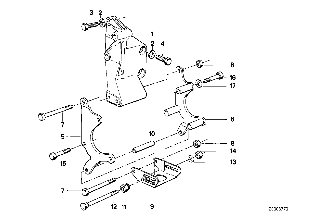 Genuine BMW 32411131242 E32 Supporting Plate ZF (Inc. 730i & 735i) | ML Performance UK Car Parts