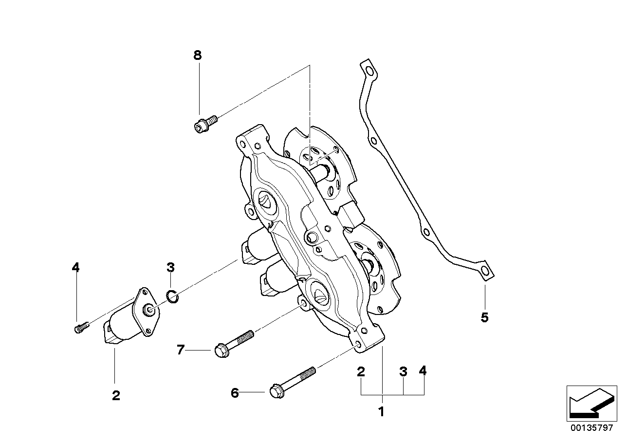 Genuine BMW 11367836242 E60 E61 E63 Gasket Steel (Inc. M5 & M6) | ML Performance UK Car Parts