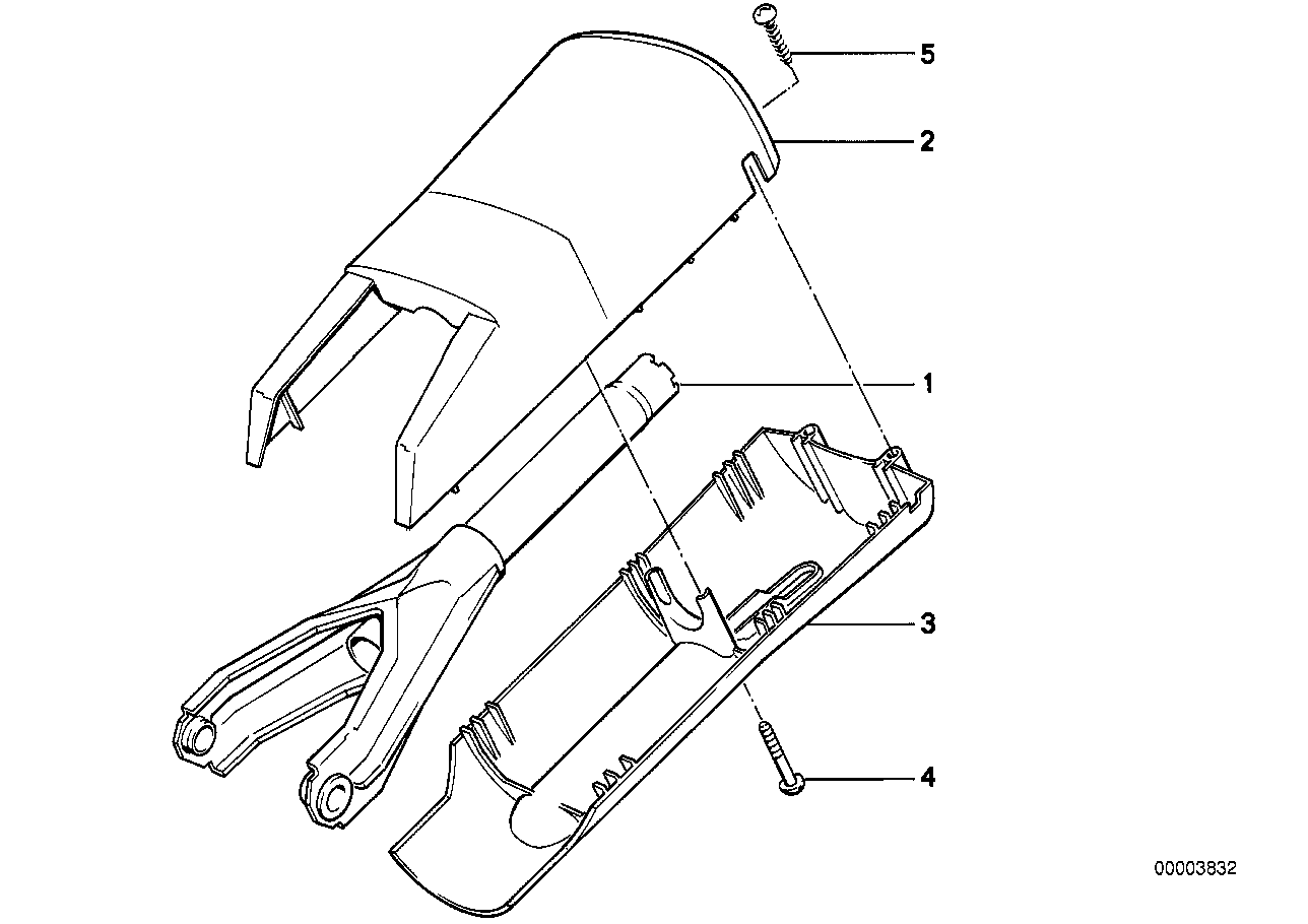 Genuine BMW 32311155700 E28 E24 Steering Column Tube (Inc. M5, 528i & 635CSi) | ML Performance UK Car Parts