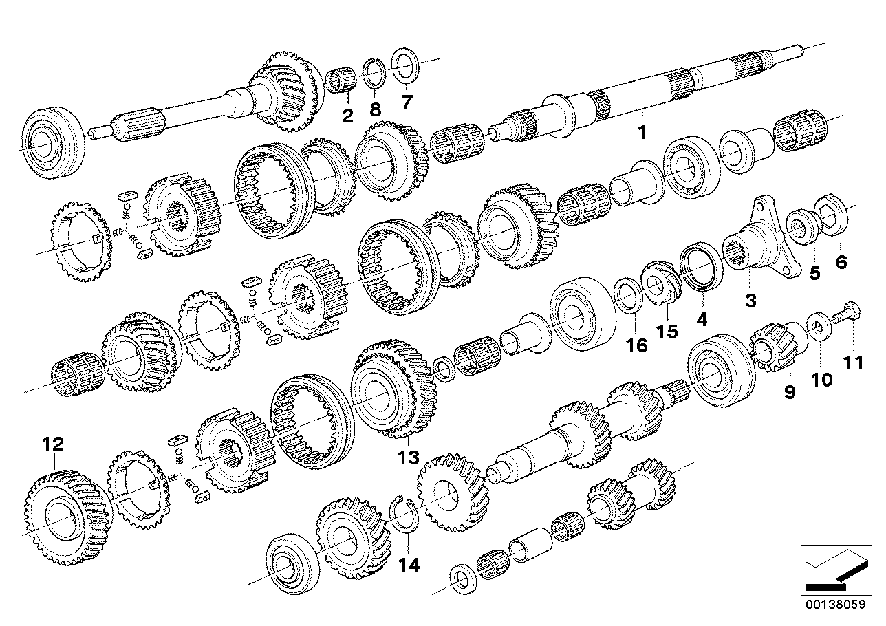 Genuine BMW 23221228146 E34 E28 Snap Ring 42,5X1,75 (Inc. E30 M3 & M6) | ML Performance UK Car Parts