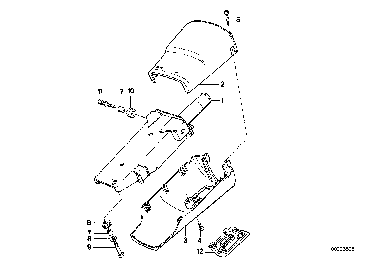 Genuine BMW 32311156468 E28 E24 E30 Lower Trim Panel (Inc. 325e, 524d & M6) | ML Performance UK Car Parts