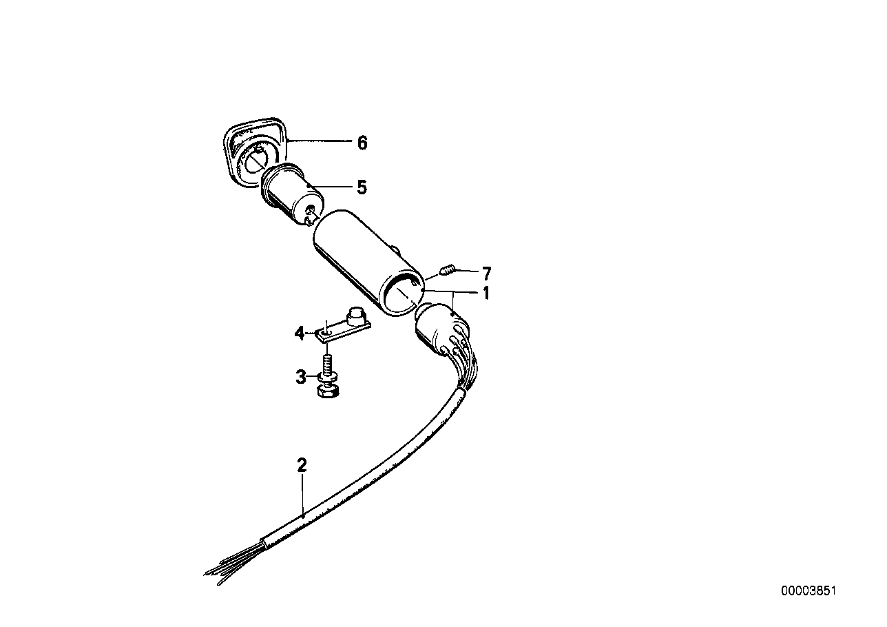 Genuine BMW 32321119244 E23 Steering Lock (Inc. 730, 733i & 728) | ML Performance UK Car Parts