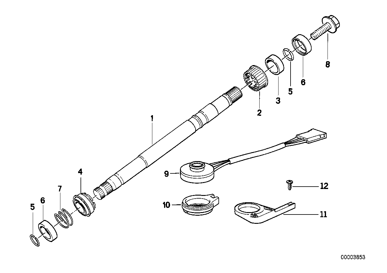 Genuine BMW 32331158479 E53 E52 E31 Compression Spring (Inc. 728i, 750iLP & 518i) | ML Performance UK Car Parts