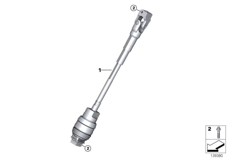 Genuine BMW 32306784845 E92 E84 Lower Joint Assy (Inc. 325xi, X1 25iX & X1 20dX) | ML Performance UK Car Parts