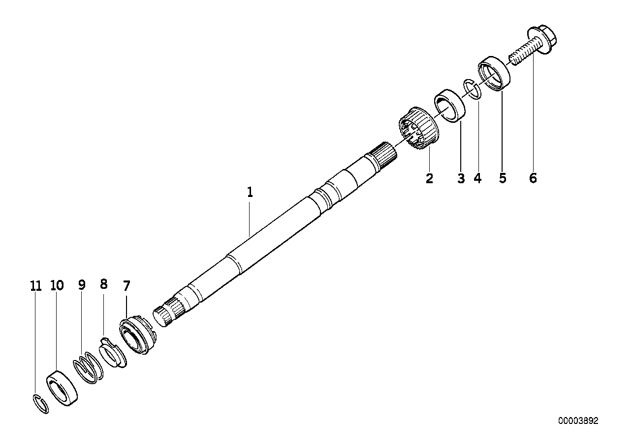 Genuine BMW 32311159160 E36 Steering Spindle Upper (Inc. Z3 2.2i, 328i & 318is) | ML Performance UK Car Parts