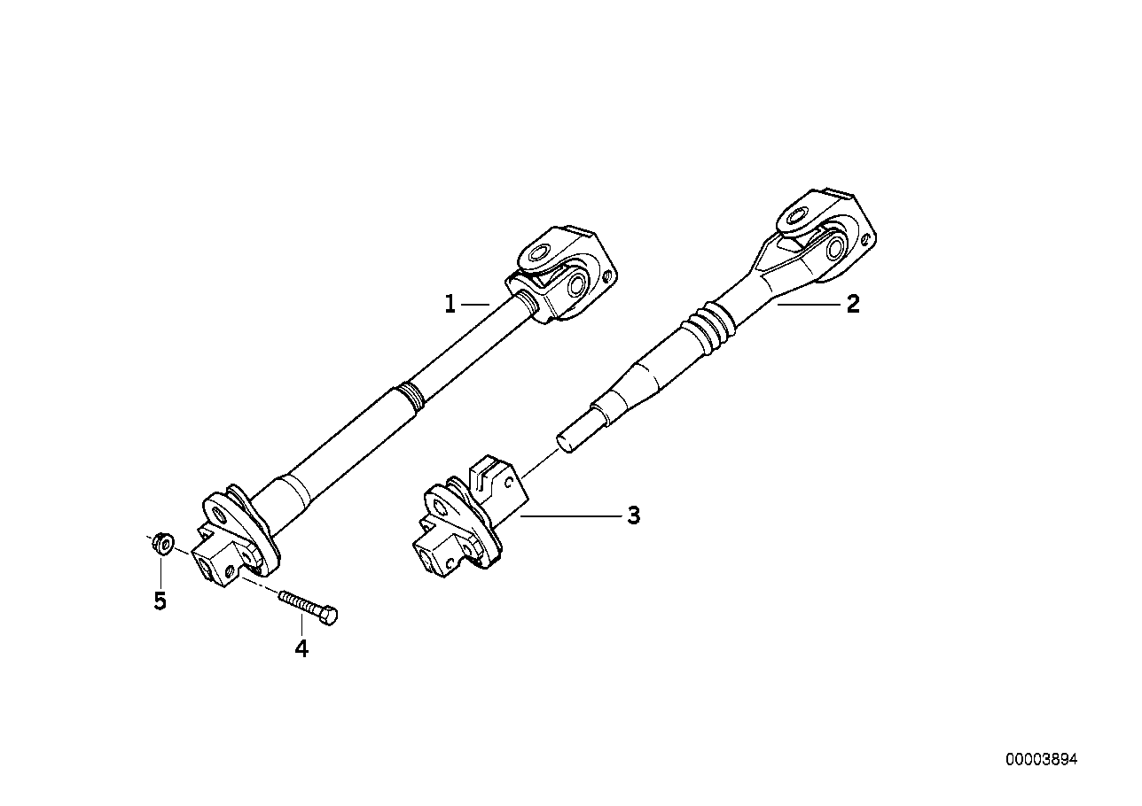 Genuine BMW 32311161800 E36 Lower Joint Assy (Inc. 316i) | ML Performance UK Car Parts