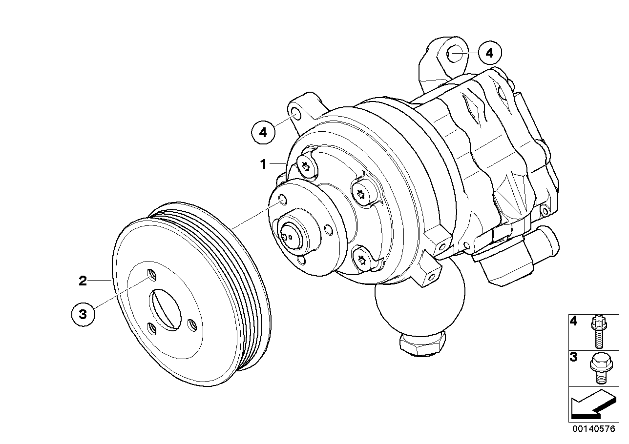 Genuine BMW 32416775011 E60 E61 E63 Tandem Pump LFR440 LUK (Inc. 630i, 525i & 528i) | ML Performance UK Car Parts