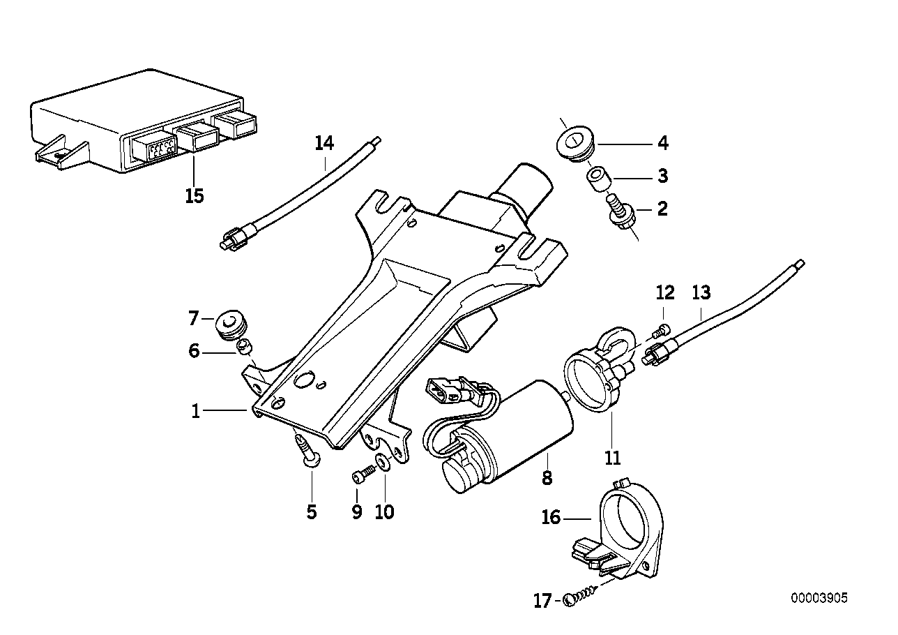 Genuine BMW 32311159030 E38 E34 E32 Fracture Bolt (Inc. 525ix, 525i & 740i) | ML Performance UK Car Parts