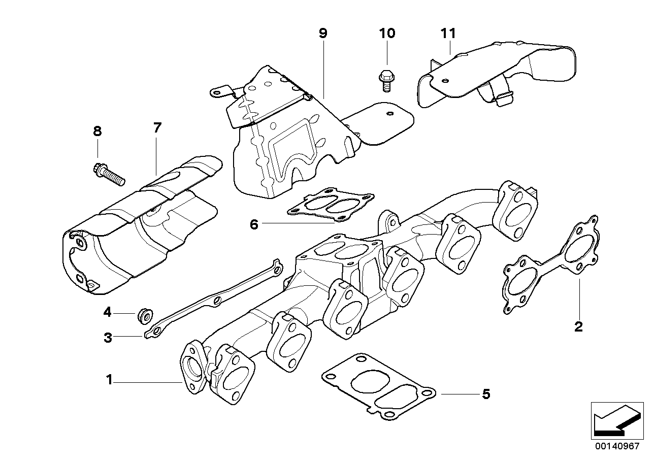 Genuine BMW 11627795774 E60 E61 Reinforcement Plate (Inc. 535d) | ML Performance UK Car Parts