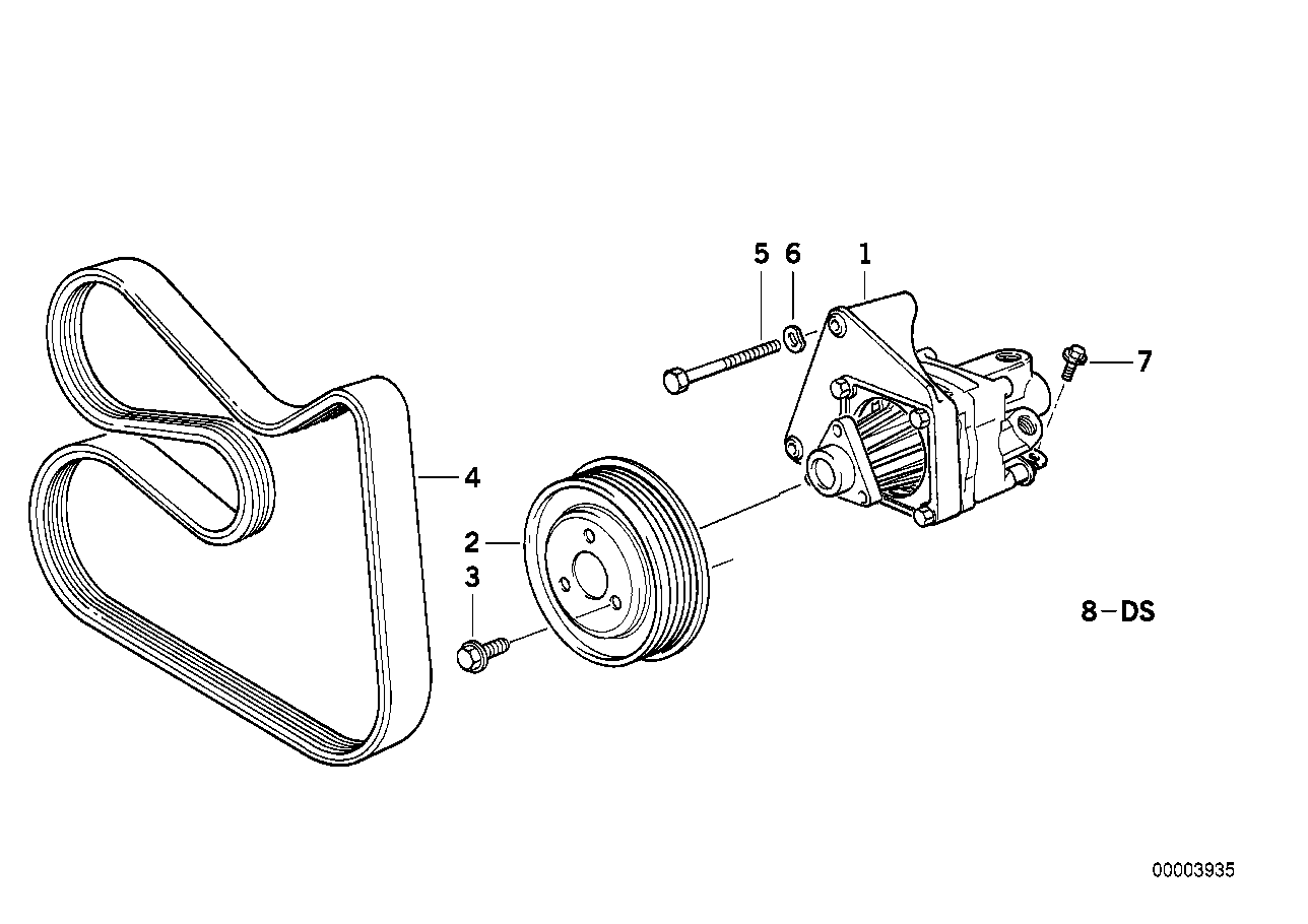 Genuine BMW 32411137707 E36 E32 E34 Gasket Set Vane Pump VICKERS/LUK (Inc. 525i, 730i & 520i) | ML Performance UK Car Parts