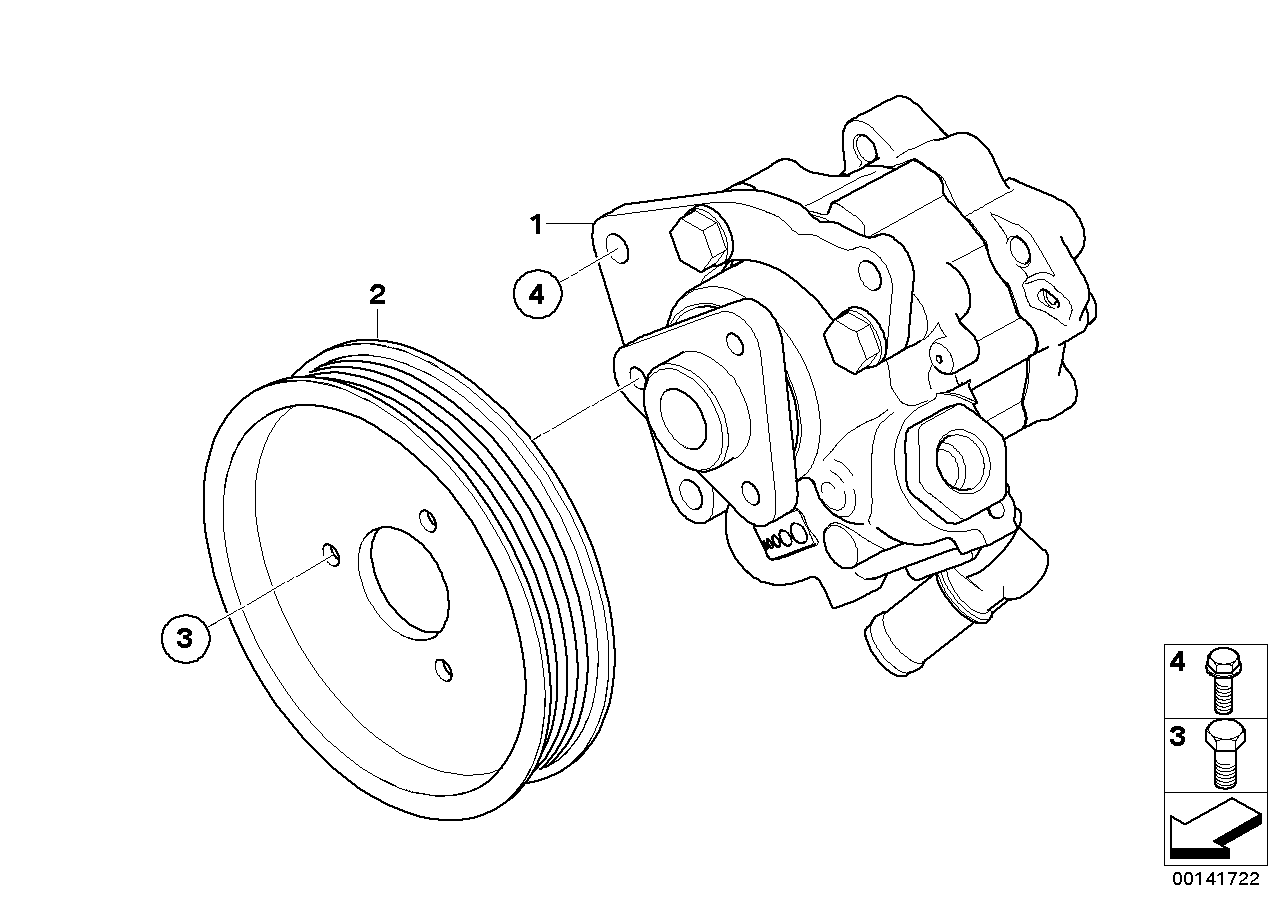 Genuine BMW 32412282951 E60 E64 E63 Power Steering Pump FP6 ZF (Inc. M5 & M6) | ML Performance UK Car Parts