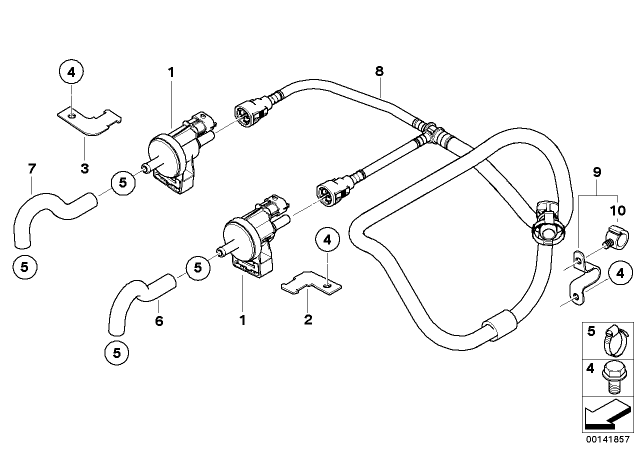 Genuine BMW 13907835915 E60 E63 E61 Pipe (Inc. M5 & M6) | ML Performance UK Car Parts