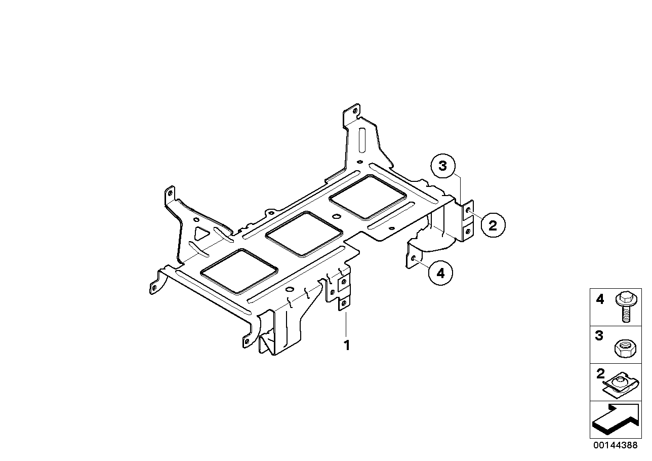 Genuine BMW 65156945074 E93 E90 E92 Bracket For Video Module (Inc. 330i, 328xi & 318i) | ML Performance UK Car Parts