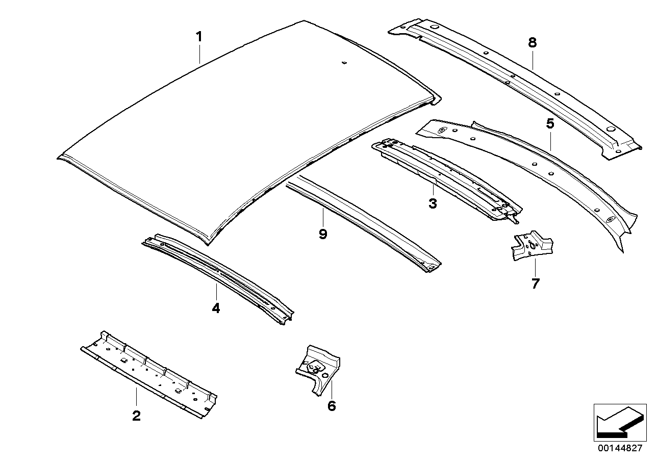 Genuine BMW 41007168953 E92 Left Upper Apron Reinforcement (Inc. 330d, 335xi & 323i) | ML Performance UK Car Parts