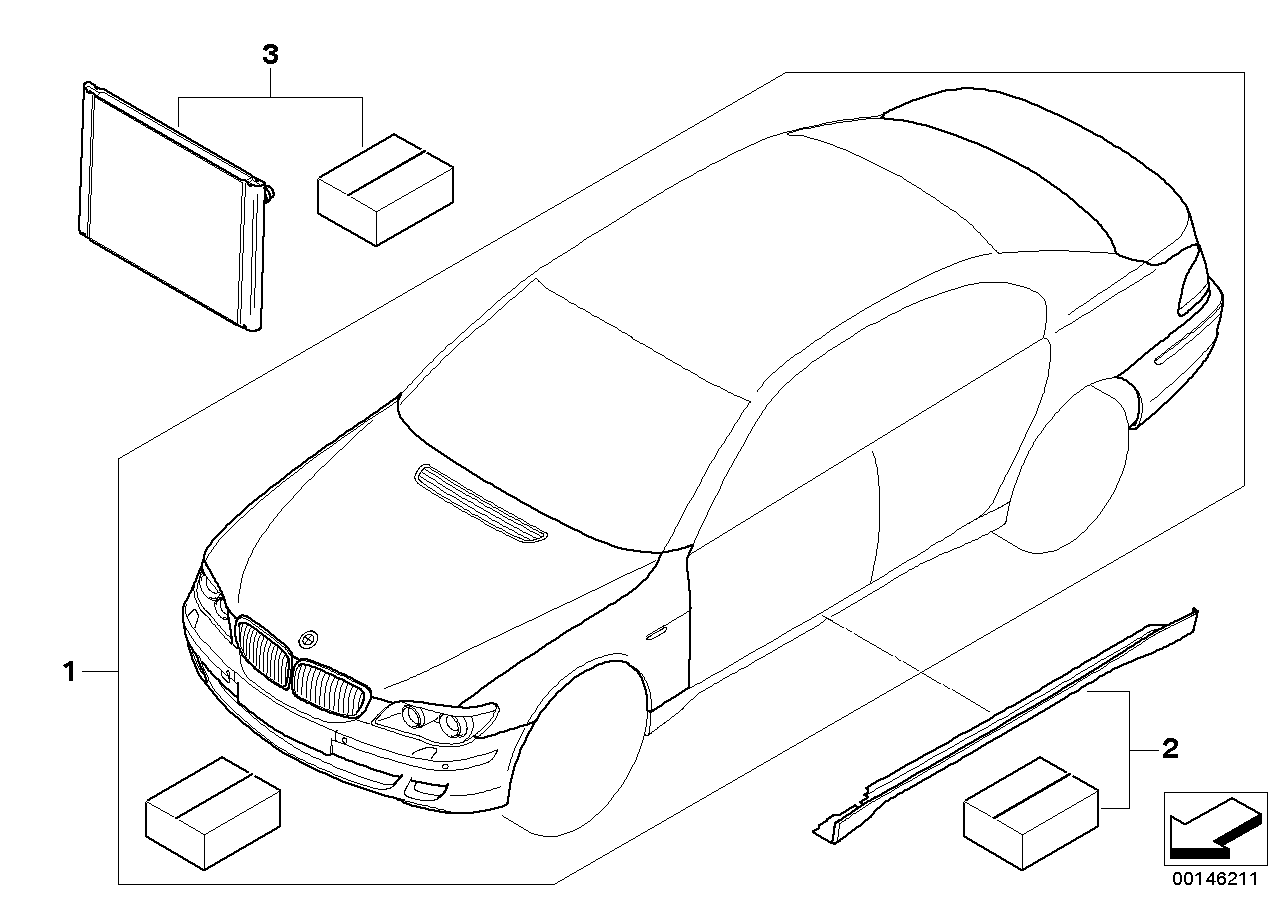 Genuine BMW 51247149523 E66 E65 E67 Catch With Code (Inc. 730Ld, 760LiS & 730i) | ML Performance UK Car Parts