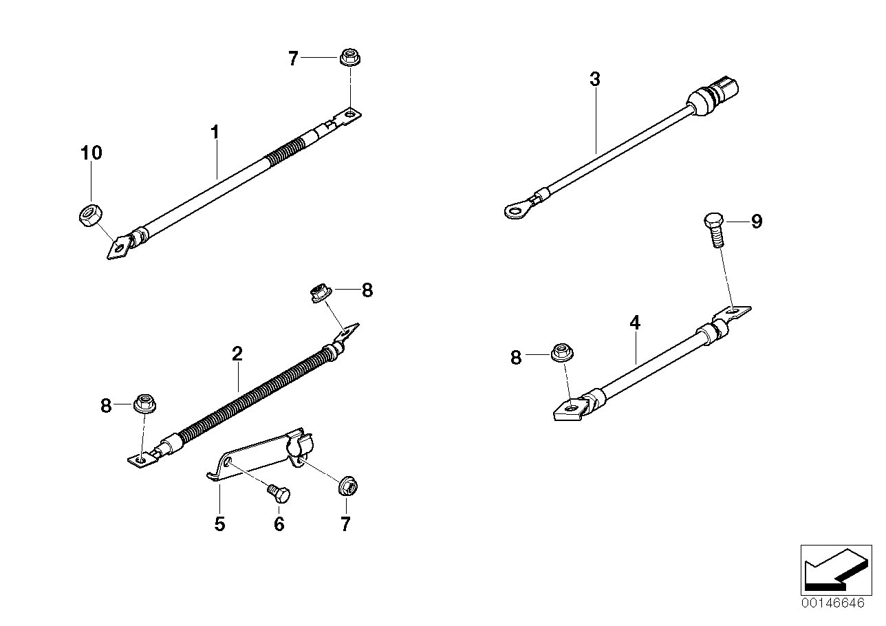 Genuine BMW 12527806073 E90 E92 E91 Bracket, Recharge Cable (Inc. 330d, X5 3.0d & X6 35dX) | ML Performance UK Car Parts