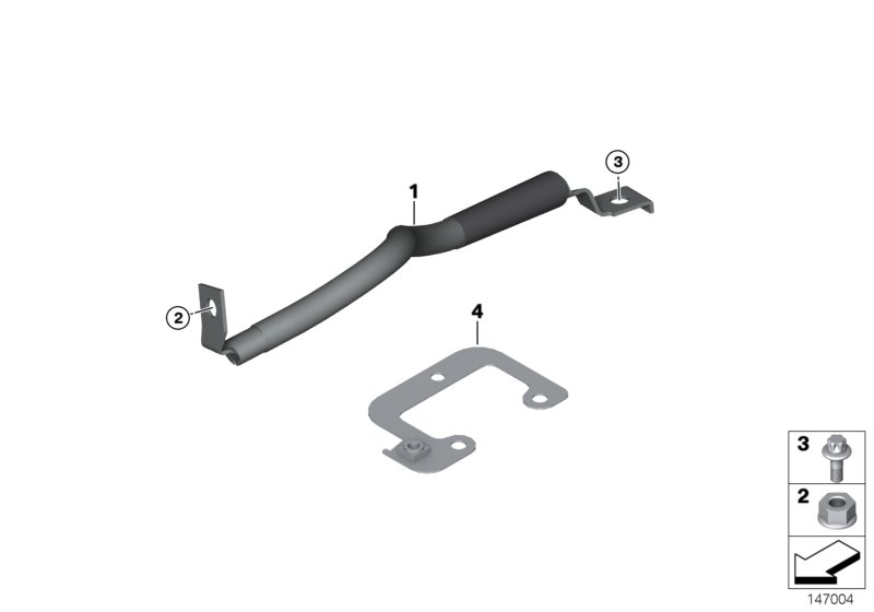 Genuine BMW 12427551714 E91 E87 E90 Interference-Suppression Band (Inc. 325xi, 328i & 325i) | ML Performance UK Car Parts