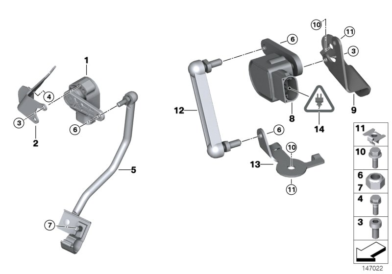 Genuine BMW 37146791075 E84 Regulating Rod (Inc. X1 18dX) | ML Performance UK Car Parts