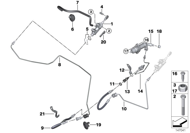 Genuine BMW 21522283042 E90 E93 Pipeline With Pressure Hose (Inc. M3) | ML Performance UK Car Parts