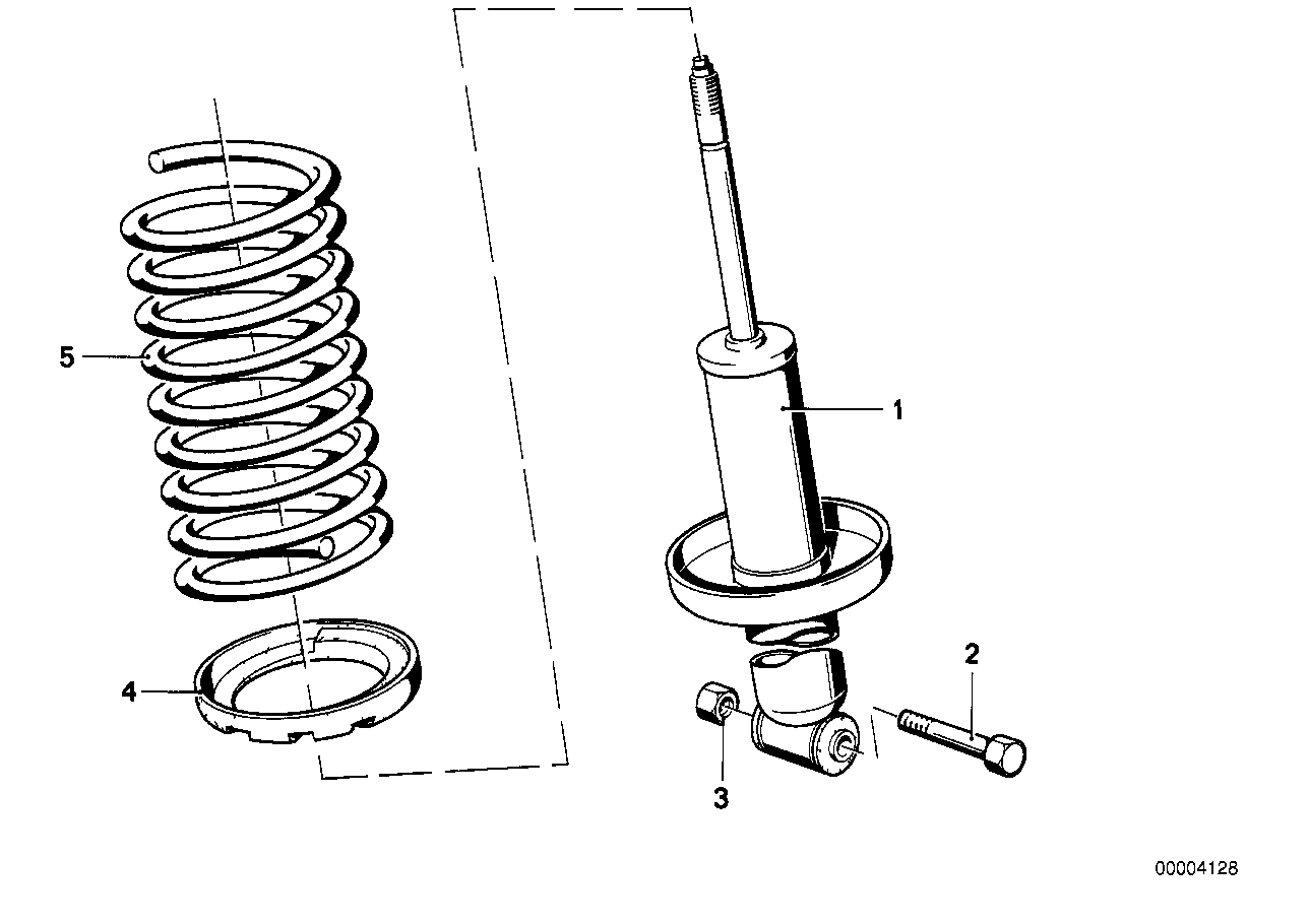 Genuine BMW 33539055855 E21 Coil Spring MOTORSPORT (Inc. 320, 315 & 323i) | ML Performance UK Car Parts