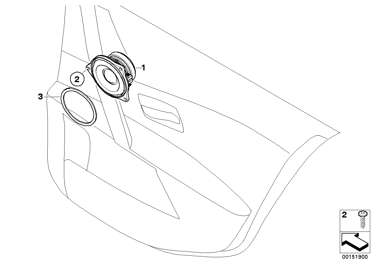 Genuine BMW 65134163860 E90 E91 Damping Ring For Door Loudspeaker (Inc. 330i) | ML Performance UK Car Parts