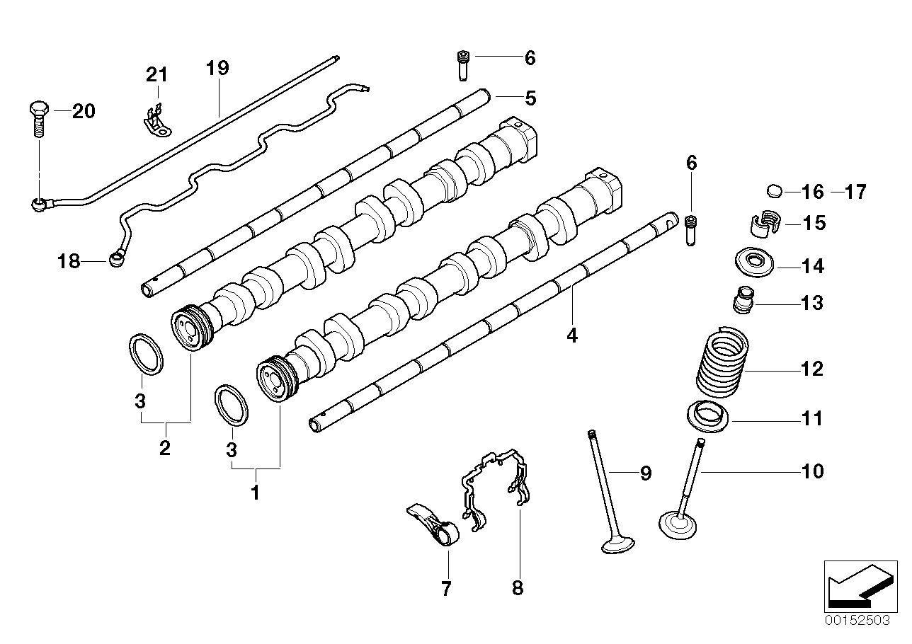 Genuine BMW 11337549034 E90 Rocker Arm (Inc. 320si) | ML Performance UK Car Parts