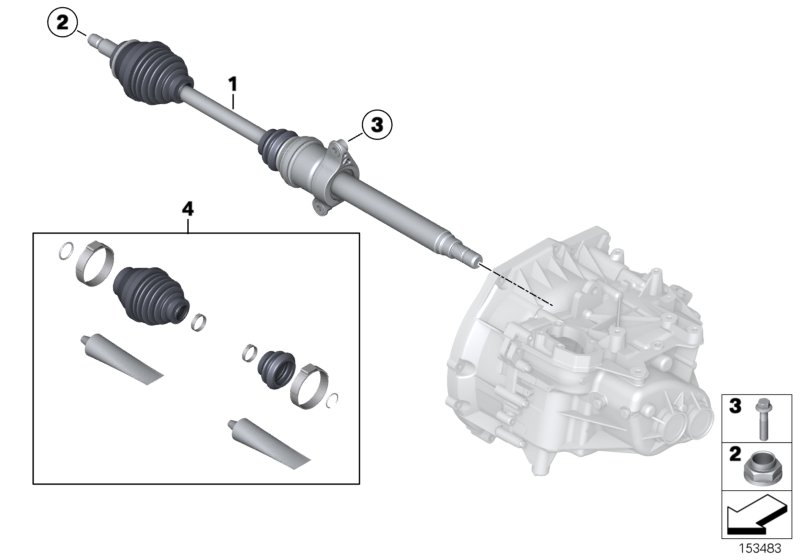 Genuine BMW 07119907361 R56 Countersunk Screw M10X45 8.8 (Inc. Cooper S) | ML Performance UK Car Parts