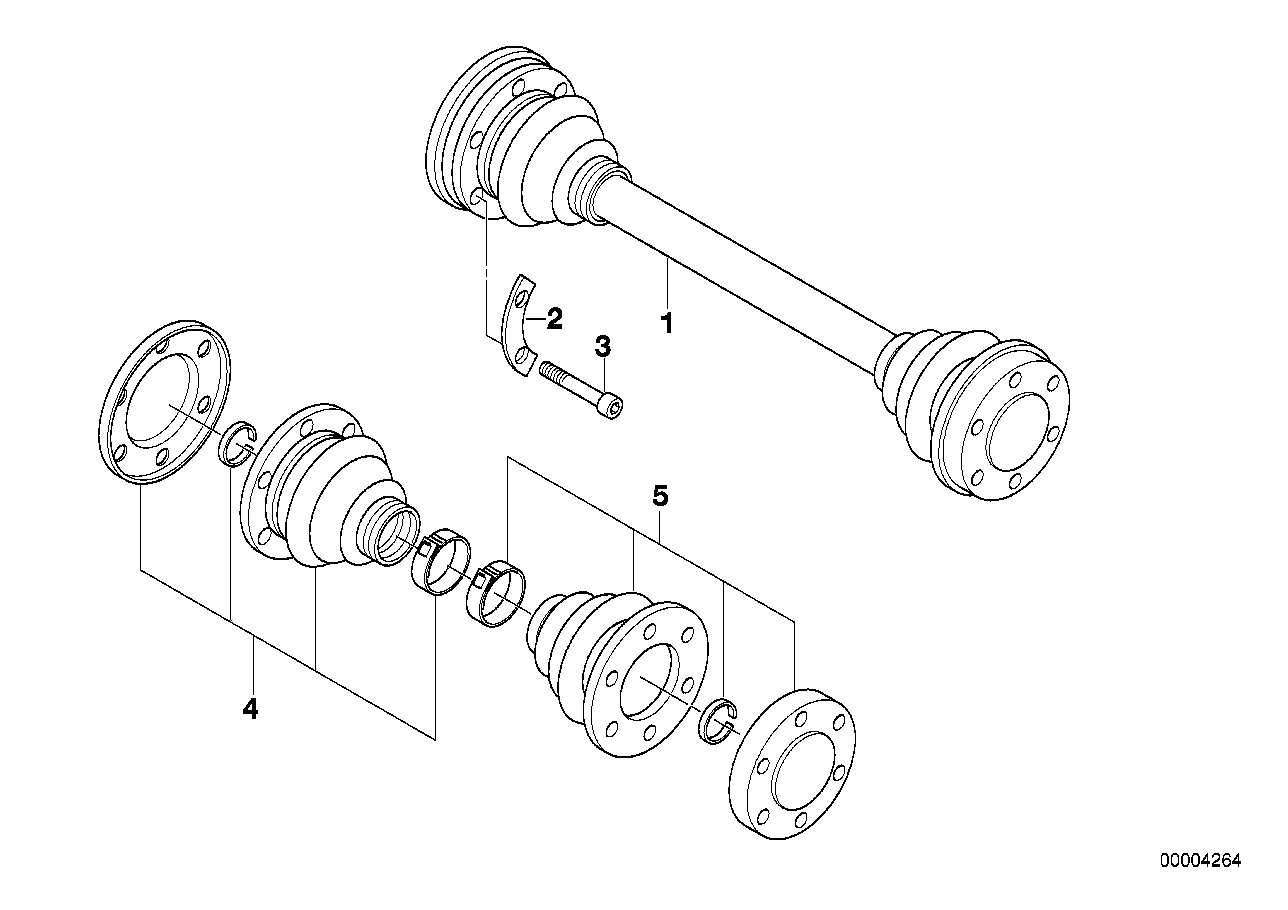 Genuine BMW 33219067909 E21 E28 E12 Repair Kit Bellows (Inc. 318, 520 & 318i) | ML Performance UK Car Parts