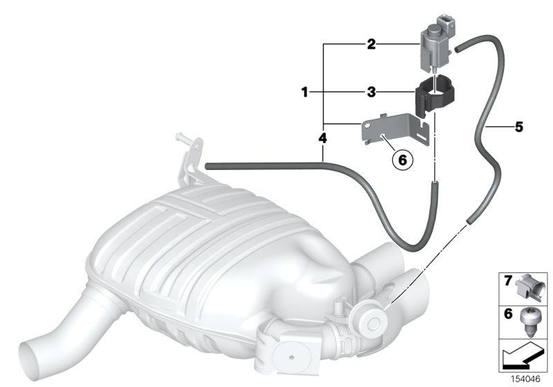 Genuine BMW 18107536937 E82 E81 E87 Electric Changeover Valve With Bracket (Inc. 128i, 130i & 125i) | ML Performance UK Car Parts