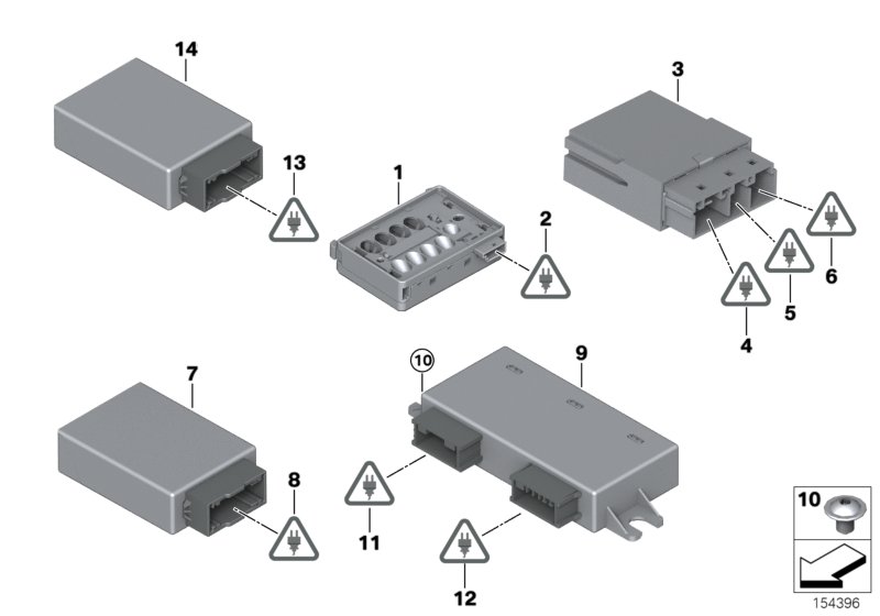 Genuine BMW 61359264974 E90 E91 E92 Seat Module (Inc. Hybrid X6, M3 CRT & 330xi) | ML Performance UK Car Parts