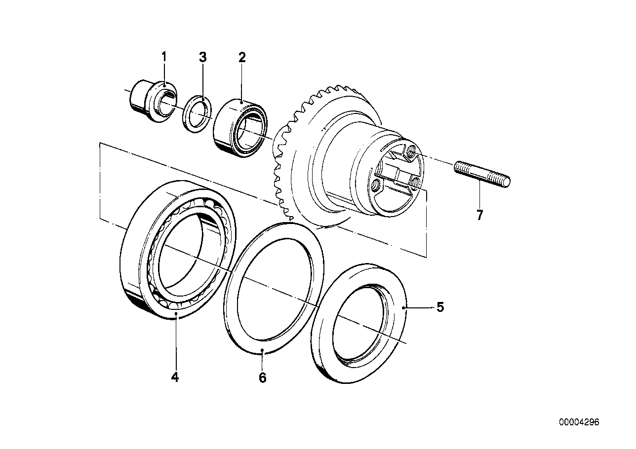 Genuine BMW 33121241682 Needle Bearing (Inc. R 80 G/S) | ML Performance UK Car Parts