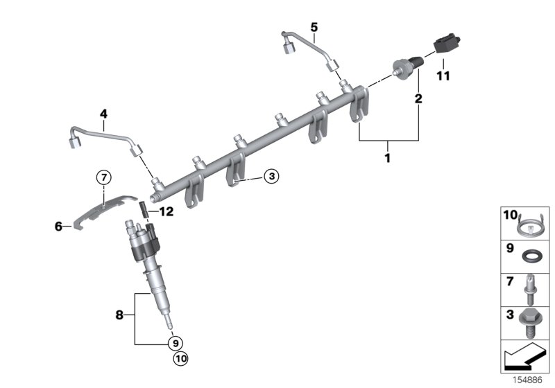 Genuine BMW 11417503932 E65 E90 E71 Gasket Steel (Inc. Z4 35is, 330xi & 528i) | ML Performance UK Car Parts