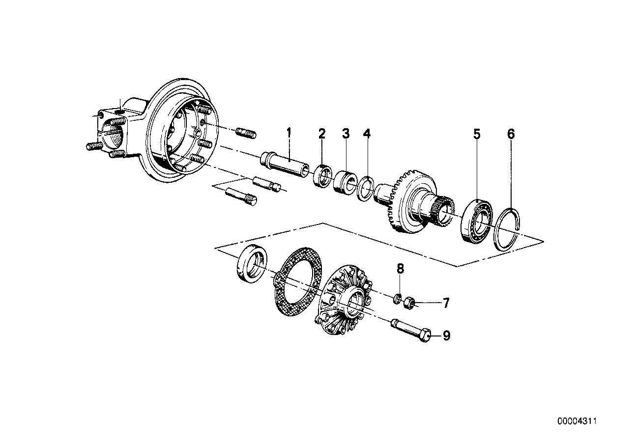 Genuine BMW 33121242739 Needle Bearing (Inc. R75/6, R45T/N & R 75) | ML Performance UK Car Parts