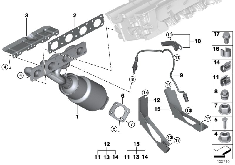 Genuine BMW 11787547202 E36 E90 E70 Cable Holder EG2 (Inc. 535i, Z3 2.5 & Z3 3.0i) | ML Performance UK Car Parts