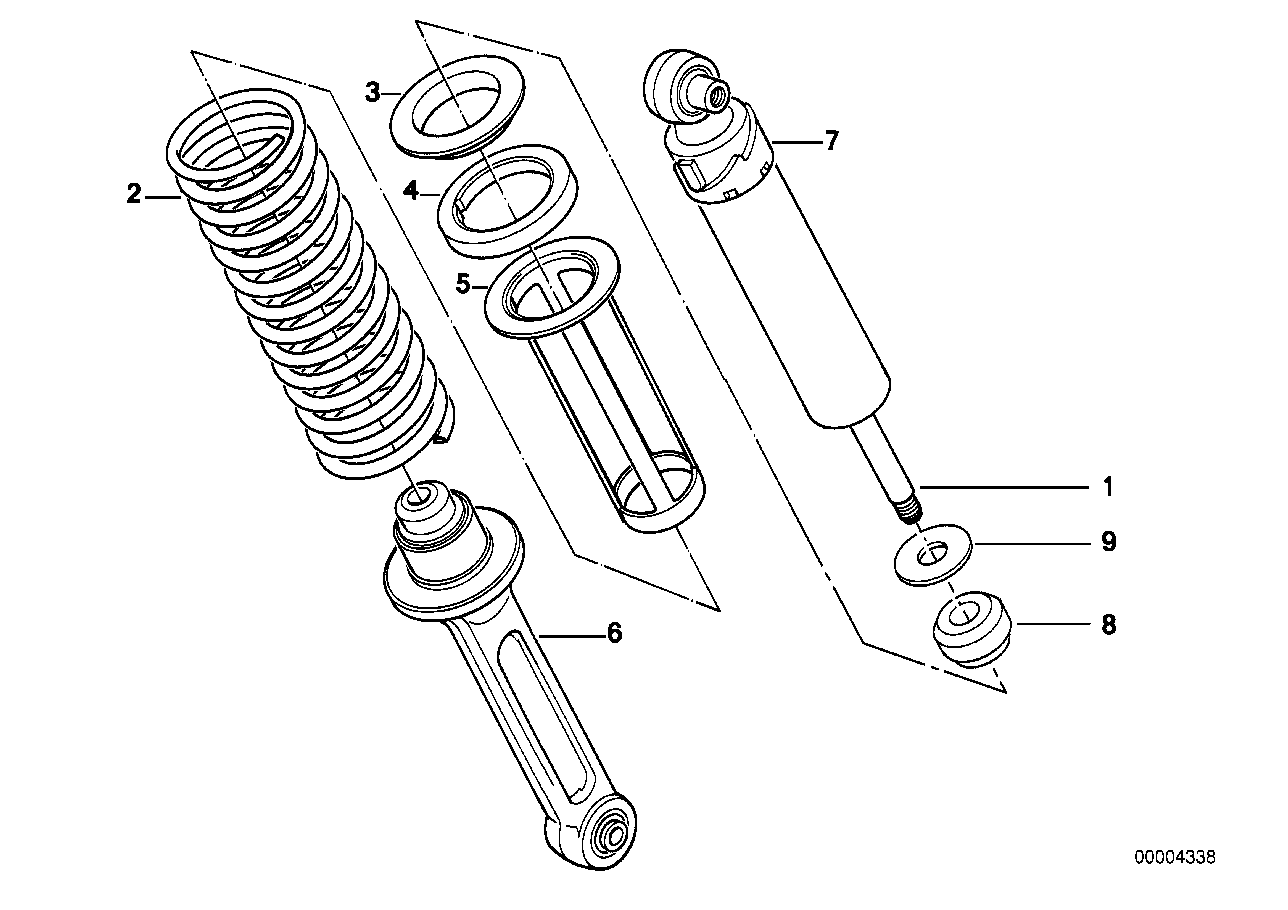 Genuine BMW 33531458359 Spring Pocket (Inc. R 100 GS) | ML Performance UK Car Parts