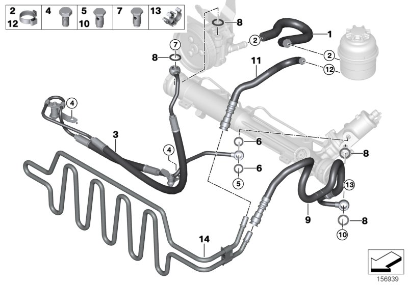 Genuine BMW 32416778441 E90 E92 Radiator Return Line (Inc. 335d) | ML Performance UK Car Parts