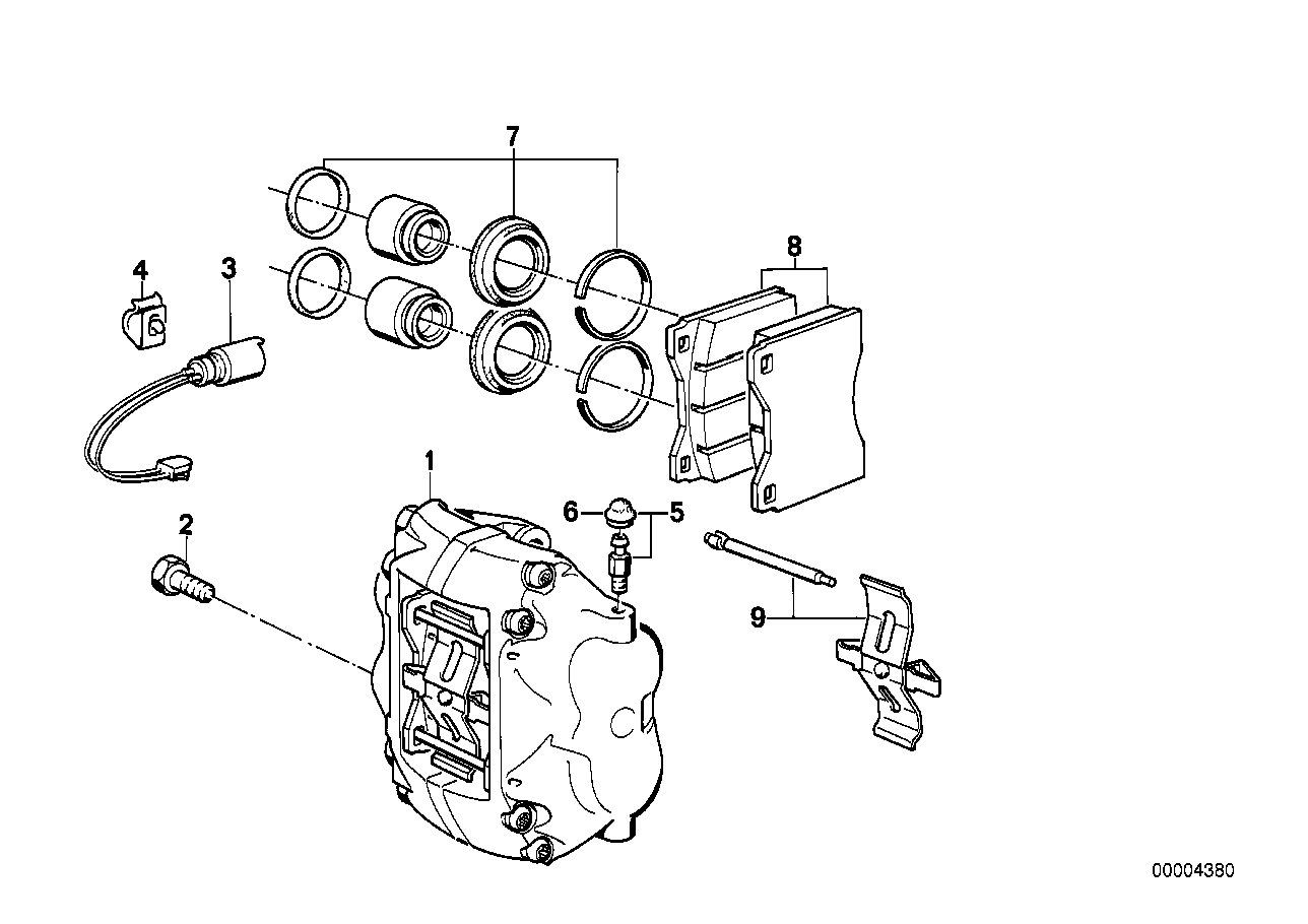 Genuine BMW 34351179820 E34 E24 E31 Brake Pad Wear Sensor (Inc. 518i) | ML Performance UK Car Parts