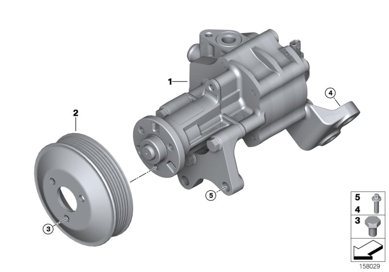 Genuine BMW 32416796443 E70 Power Steering Pump (Inc. X5 3.0si) | ML Performance UK Car Parts