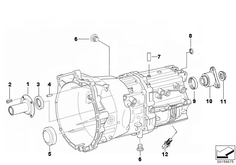 Genuine BMW 23117531365 E83 E91 E88 Shaft Seal 45X57X9 (Inc. X3 3.0si, 520i & 330xi) | ML Performance UK Car Parts