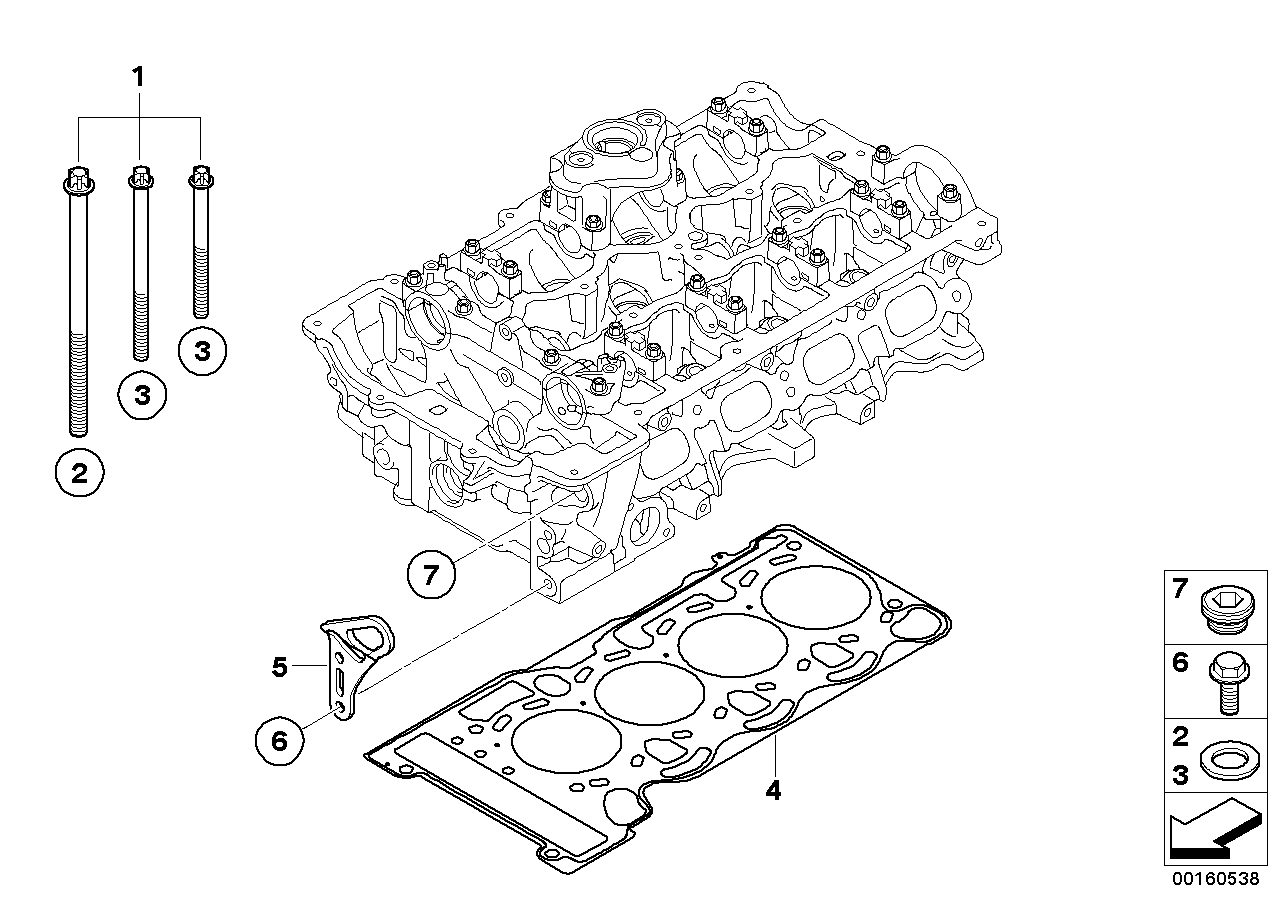 Genuine BMW 11127563413 E91 E81 E87 Cylinder Head Gasket Asbestos-Free 0,50mm (Inc. 116i 1.6 & 316i) | ML Performance UK Car Parts