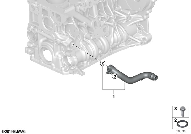 Genuine BMW 11537802638 E87 E60 E91 O-Ring 20X2,5 (Inc. X1 20dX, 120d & 520d) | ML Performance UK Car Parts